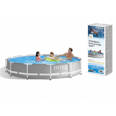 Intex Басейн каркасний 26710 NP розмір:366x76см, обєм:6503л, в коробці