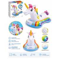 Intex Плотик "Єдиноріг" 57552 NP від 3-х років, розмір 163х86 см 
