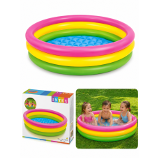 Intex Басейн 57412 NP "Веселка" 3 кільця, розміром 114х25см, обсяг: 136л, вага: 1,2 кг, від 3 до 6 років