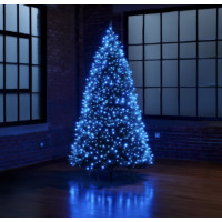 Гірлянда «Флеш», Хвойна лапа, 50 м, 1500 LED, колір синій